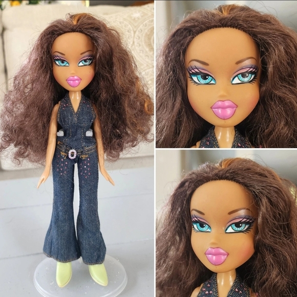 MGA Entertainment Other - MGA Bratz Dynamite Nevra Doll 2001 in Girls Nite Out Sasha Jumpsuit Beautiful